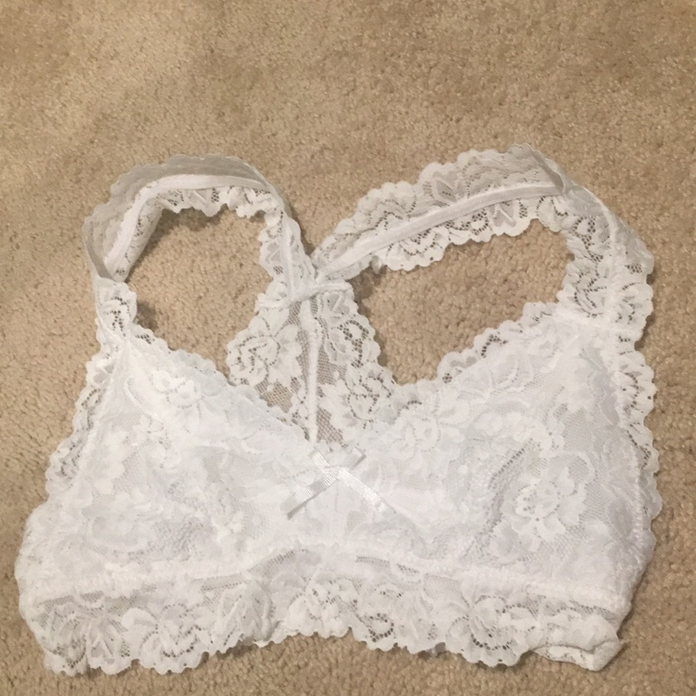 White bralette